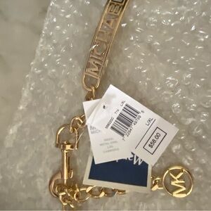MICHAEL Michael Kors Gold Logo Keychain